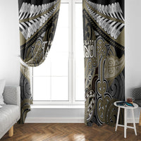 Aotearoa Iwi Waikato Tainui Window Curtain Maori Kowhaiwhai Pattern LT19 - Polynesian Pride