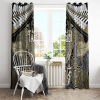 Aotearoa Iwi Waikato Tainui Window Curtain Maori Kowhaiwhai Pattern LT19 - Polynesian Pride