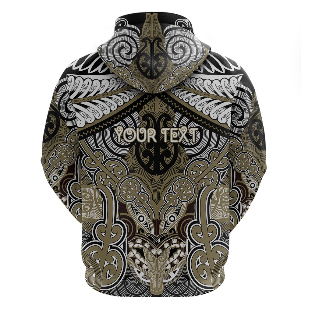 Aotearoa Iwi Waikato Tainui Personalised Zip Hoodie Maori Kowhaiwhai Pattern LT19 - Polynesian Pride
