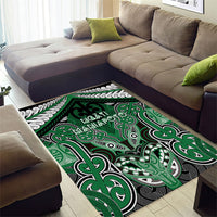 Aotearoa Iwi Ngati Maniapoto Area Rug Maori Kowhaiwhai Pattern LT19 - Polynesian Pride