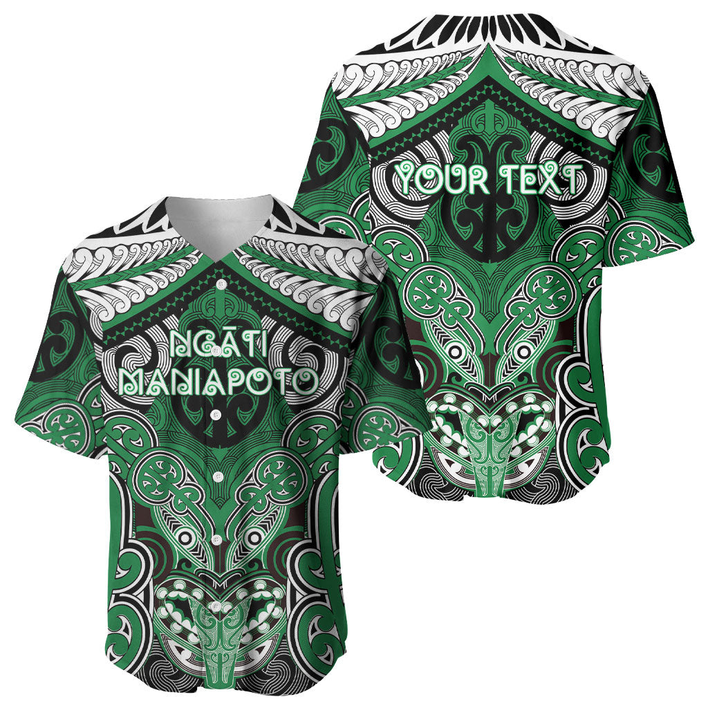 Aotearoa Iwi Ngati Maniapoto Personalised Baseball Jersey Maori Kowhaiwhai Pattern LT19 - Polynesian Pride
