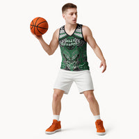 Aotearoa Iwi Ngati Maniapoto Personalised Basketball Jersey Maori Kowhaiwhai Pattern LT19 - Polynesian Pride