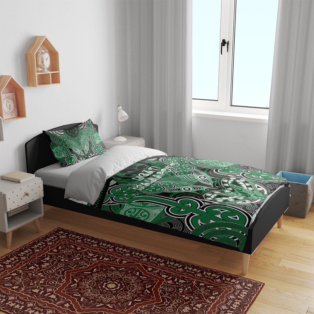 Aotearoa Iwi Ngati Maniapoto Bedding Set Maori Kowhaiwhai Pattern LT19 - Polynesian Pride