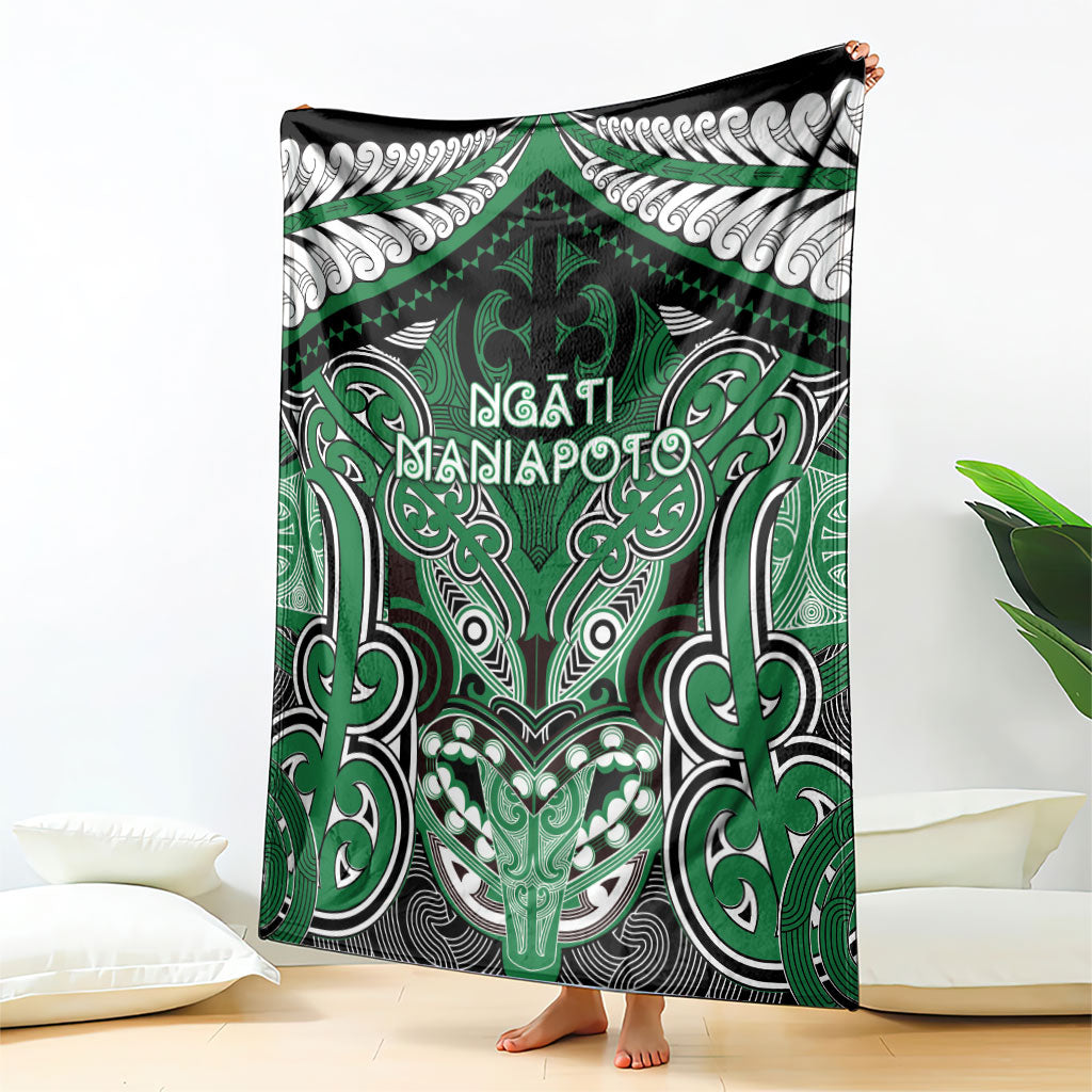 Aotearoa Iwi Ngati Maniapoto Blanket Maori Kowhaiwhai Pattern LT19 - Polynesian Pride