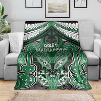Aotearoa Iwi Ngati Maniapoto Blanket Maori Kowhaiwhai Pattern LT19 - Polynesian Pride