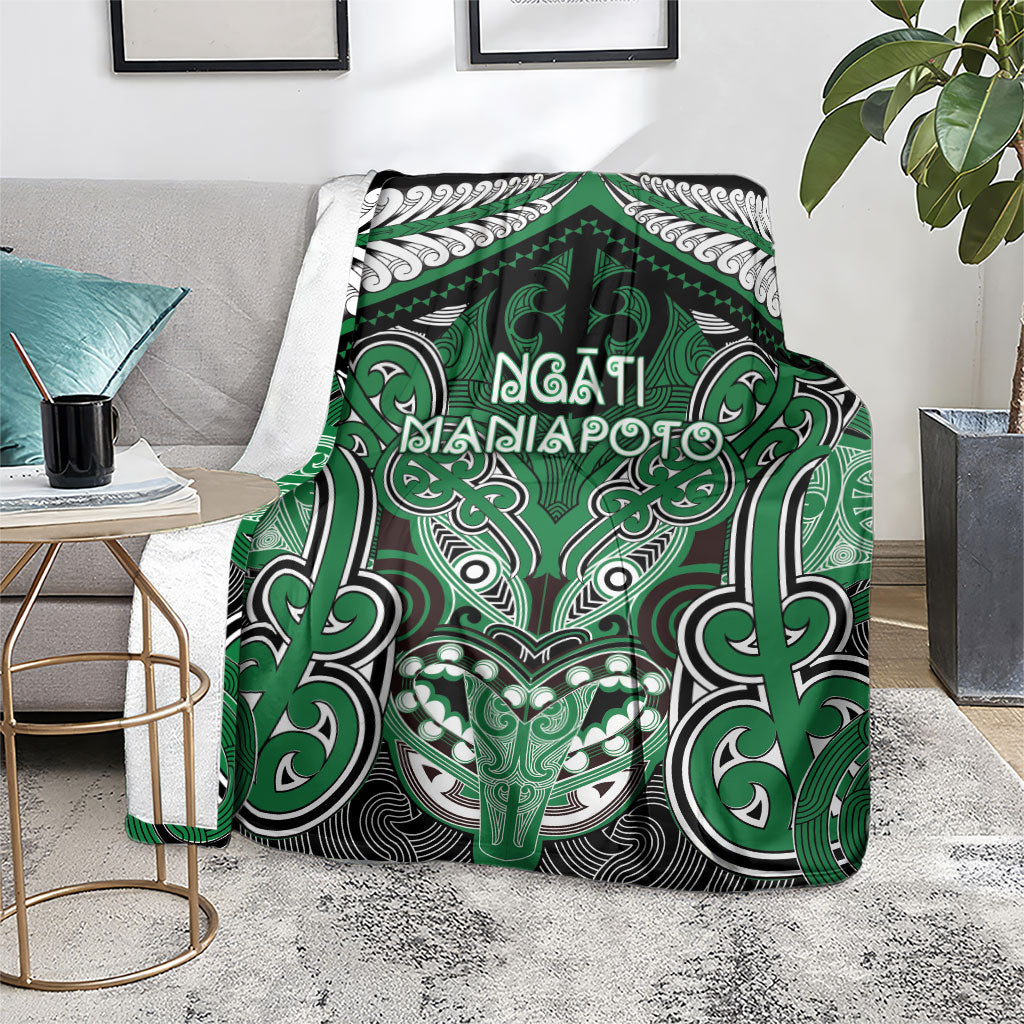 Aotearoa Iwi Ngati Maniapoto Blanket Maori Kowhaiwhai Pattern LT19 - Polynesian Pride