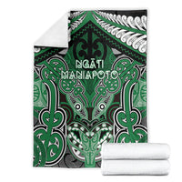 Aotearoa Iwi Ngati Maniapoto Blanket Maori Kowhaiwhai Pattern LT19 - Polynesian Pride