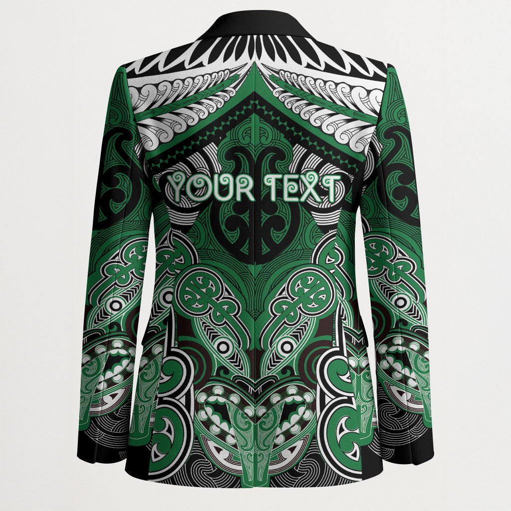 Aotearoa Iwi Ngati Maniapoto Personalised Blazer Maori Kowhaiwhai Pattern LT19 - Polynesian Pride