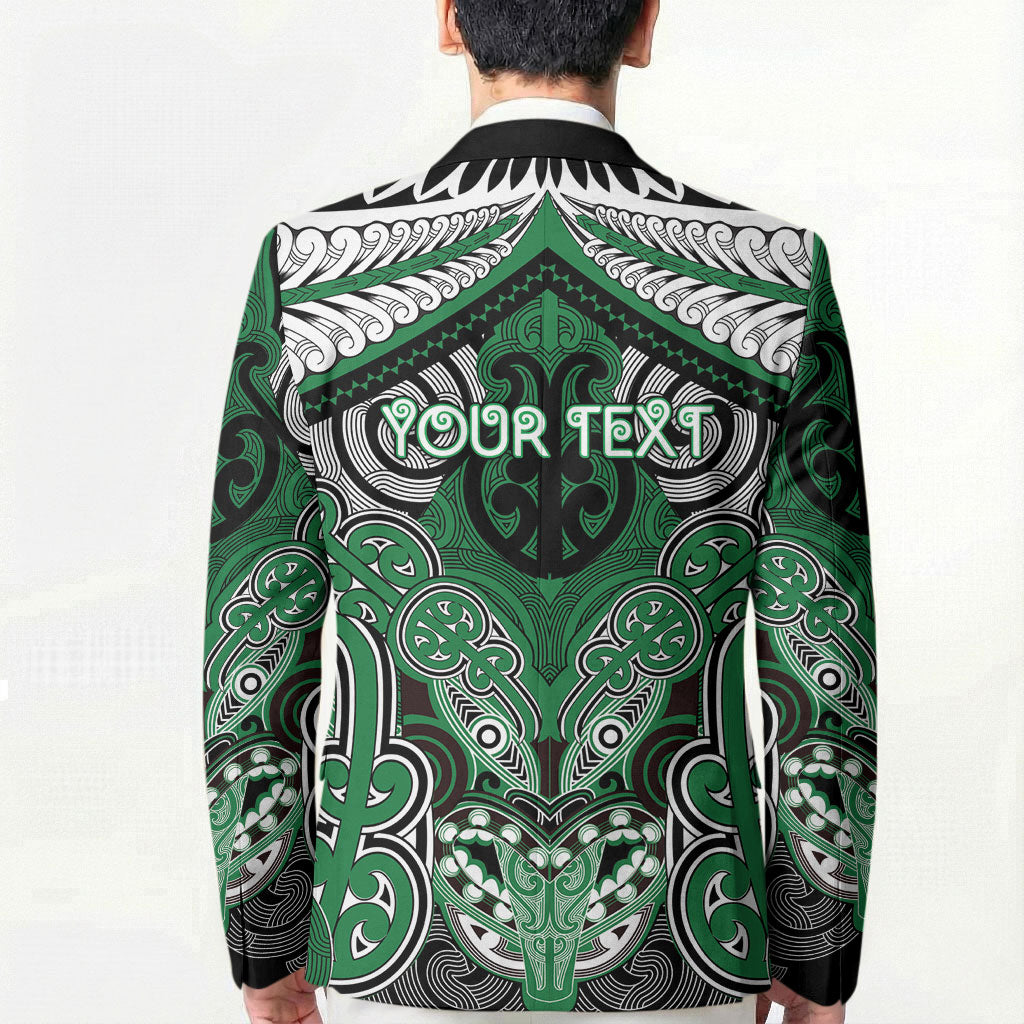 Aotearoa Iwi Ngati Maniapoto Personalised Blazer Maori Kowhaiwhai Pattern LT19 - Polynesian Pride