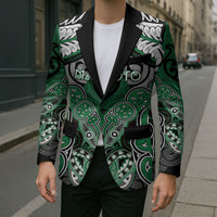 Aotearoa Iwi Ngati Maniapoto Personalised Blazer Maori Kowhaiwhai Pattern LT19 - Polynesian Pride