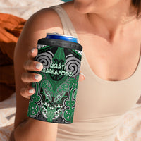 Aotearoa Iwi Ngati Maniapoto Personalised 4 in 1 Can Cooler Tumbler Maori Kowhaiwhai Pattern LT19 - Polynesian Pride