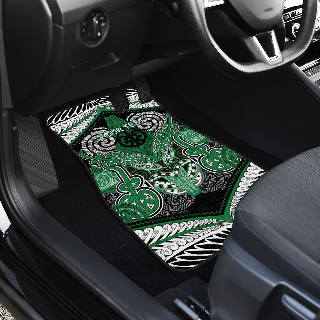 Aotearoa Iwi Ngati Maniapoto Personalised Car Mats Maori Kowhaiwhai Pattern LT19 - Polynesian Pride
