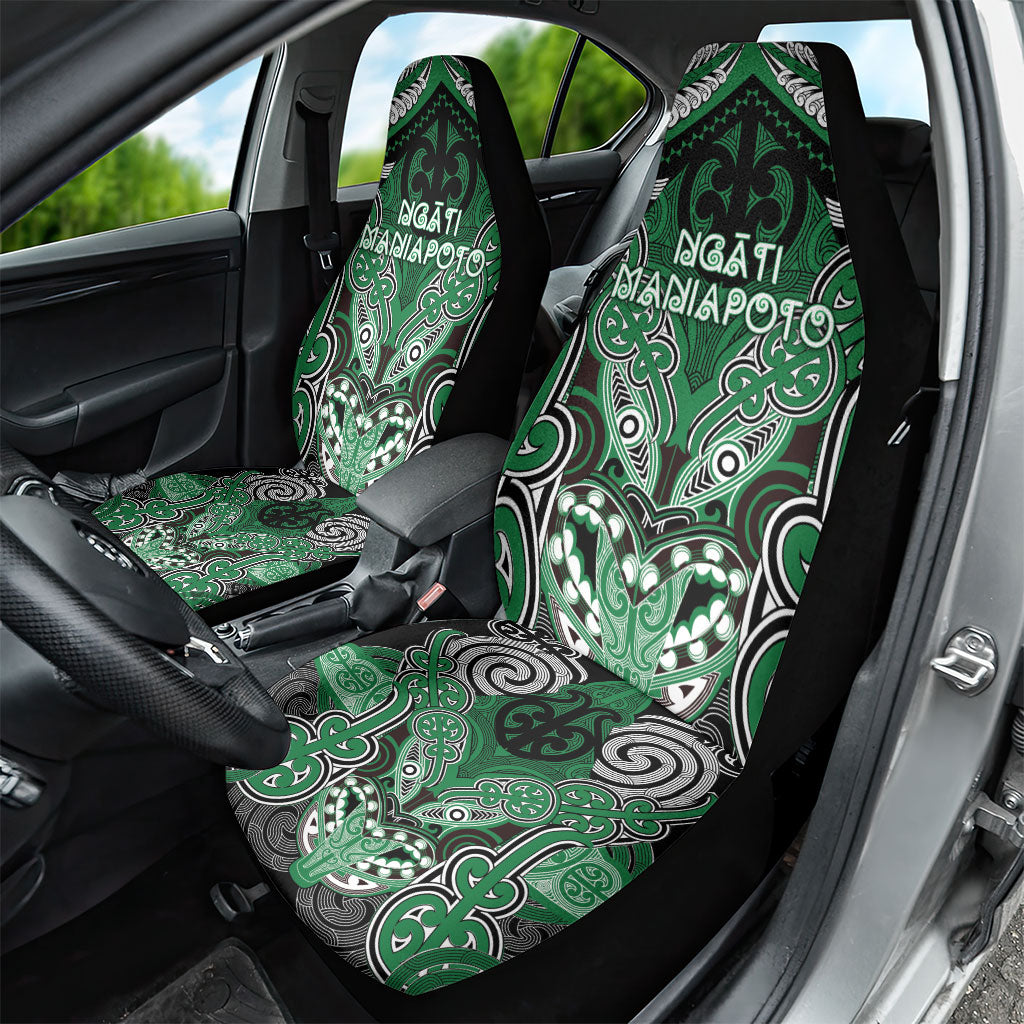 Aotearoa Iwi Ngati Maniapoto Car Seat Cover Maori Kowhaiwhai Pattern LT19 - Polynesian Pride