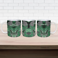 Aotearoa Iwi Ngati Maniapoto Personalised Ceramic Mug Maori Kowhaiwhai Pattern LT19 - Polynesian Pride