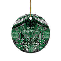 Aotearoa Iwi Ngati Maniapoto Personalised Ceramic Ornament Maori Kowhaiwhai Pattern LT19 - Polynesian Pride