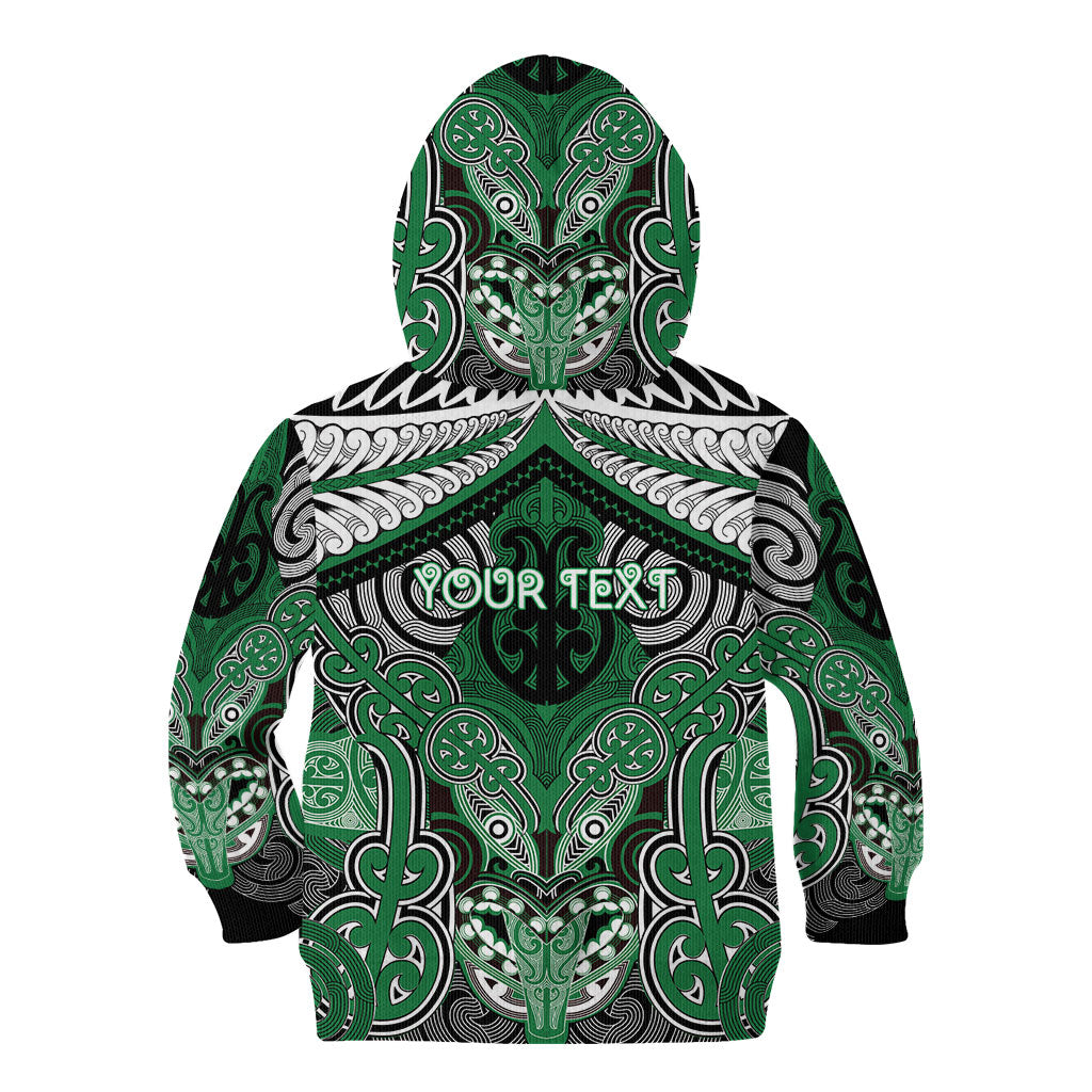 Aotearoa Iwi Ngati Maniapoto Personalised Kid Hoodie Maori Kowhaiwhai Pattern LT19 - Polynesian Pride