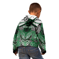 Aotearoa Iwi Ngati Maniapoto Personalised Kid Hoodie Maori Kowhaiwhai Pattern LT19 - Polynesian Pride
