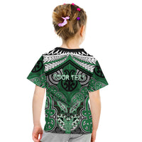 Aotearoa Iwi Ngati Maniapoto Personalised Kid T Shirt Maori Kowhaiwhai Pattern LT19 - Polynesian Pride
