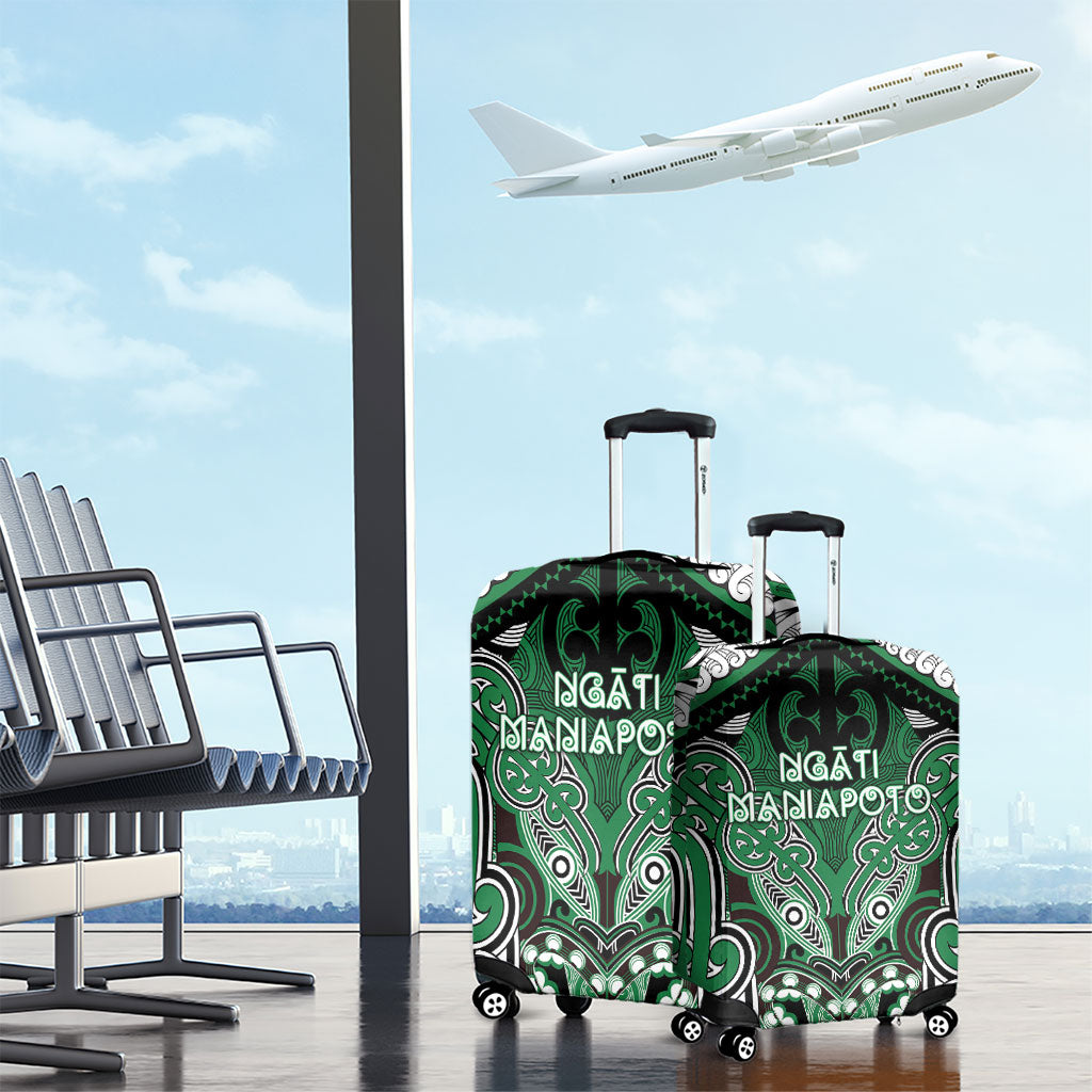 Aotearoa Iwi Ngati Maniapoto Luggage Cover Maori Kowhaiwhai Pattern LT19 - Polynesian Pride