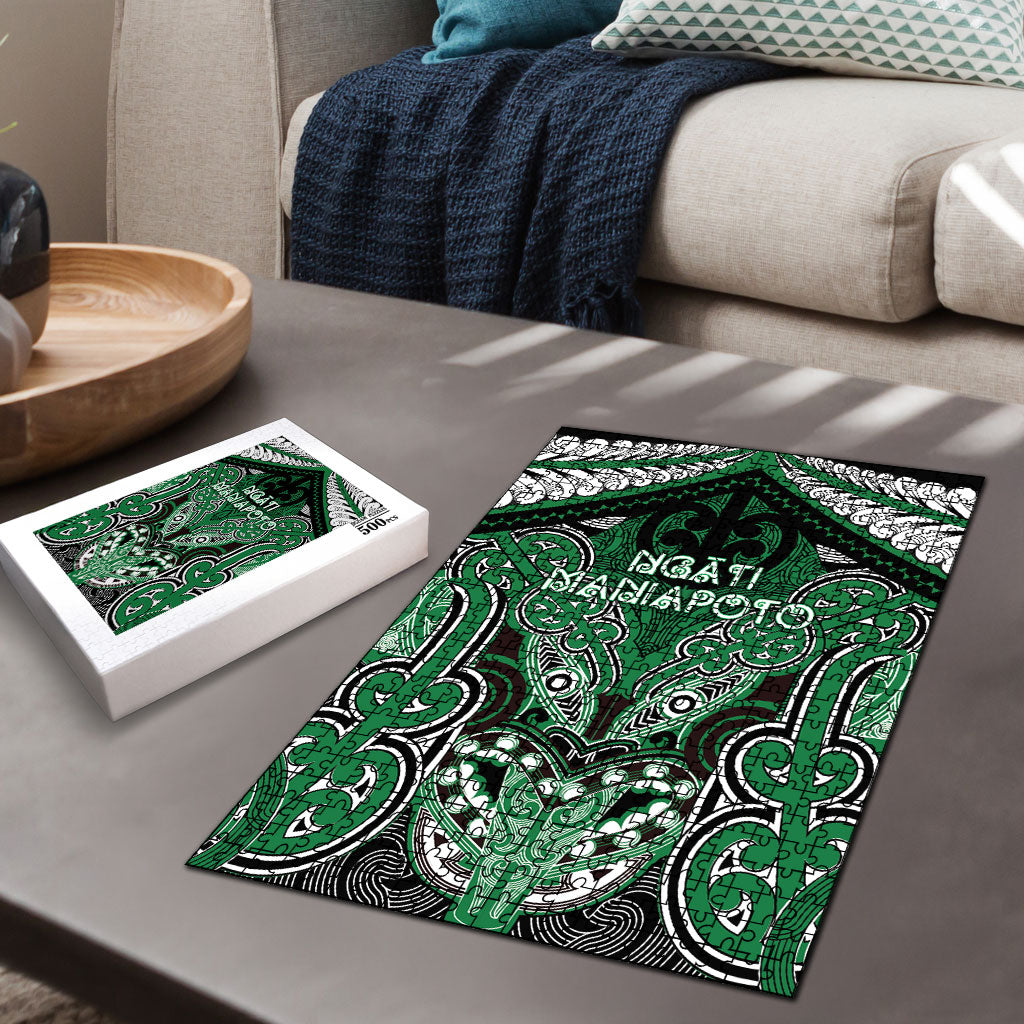 Aotearoa Iwi Ngati Maniapoto Puzzle Maori Kowhaiwhai Pattern LT19 - Polynesian Pride