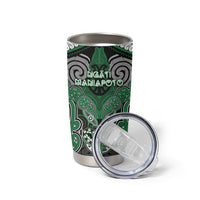 Aotearoa Iwi Ngati Maniapoto Personalised Tumbler Cup Maori Kowhaiwhai Pattern LT19 - Polynesian Pride