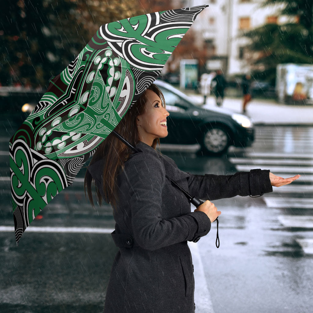 Aotearoa Iwi Ngati Maniapoto Umbrella Maori Kowhaiwhai Pattern LT19 - Polynesian Pride