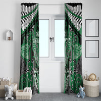 Aotearoa Iwi Ngati Maniapoto Window Curtain Maori Kowhaiwhai Pattern LT19 - Polynesian Pride