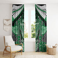 Aotearoa Iwi Ngati Maniapoto Window Curtain Maori Kowhaiwhai Pattern LT19 - Polynesian Pride