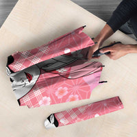 Japanese Geisha Cherry Blossom Umbrella Pink Palaka Hawaii Pattern Fusion Design LT19 - Polynesian Pride