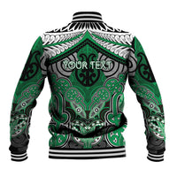 Aotearoa Iwi Ngai Tahu Personalised Baseball Jacket Maori Kowhaiwhai Pattern LT19 - Polynesian Pride