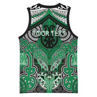 Aotearoa Iwi Ngai Tahu Personalised Basketball Jersey Maori Kowhaiwhai Pattern LT19 - Polynesian Pride