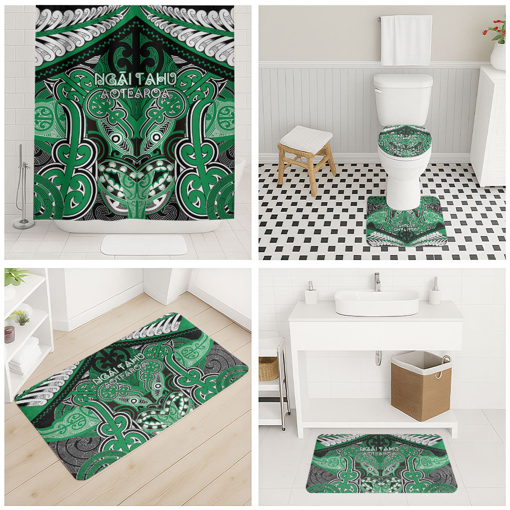 Aotearoa Iwi Ngai Tahu Bathroom Set Maori Kowhaiwhai Pattern LT19 - Polynesian Pride