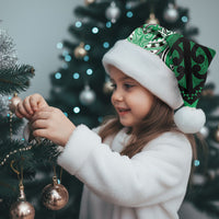 Aotearoa Iwi Ngai Tahu Personalised Christmas Santa Hat Maori Kowhaiwhai Pattern LT19 - Polynesian Pride