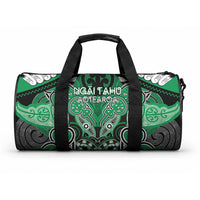Aotearoa Iwi Ngai Tahu Duffle Bag Maori Kowhaiwhai Pattern LT19 One size Green - Polynesian Pride