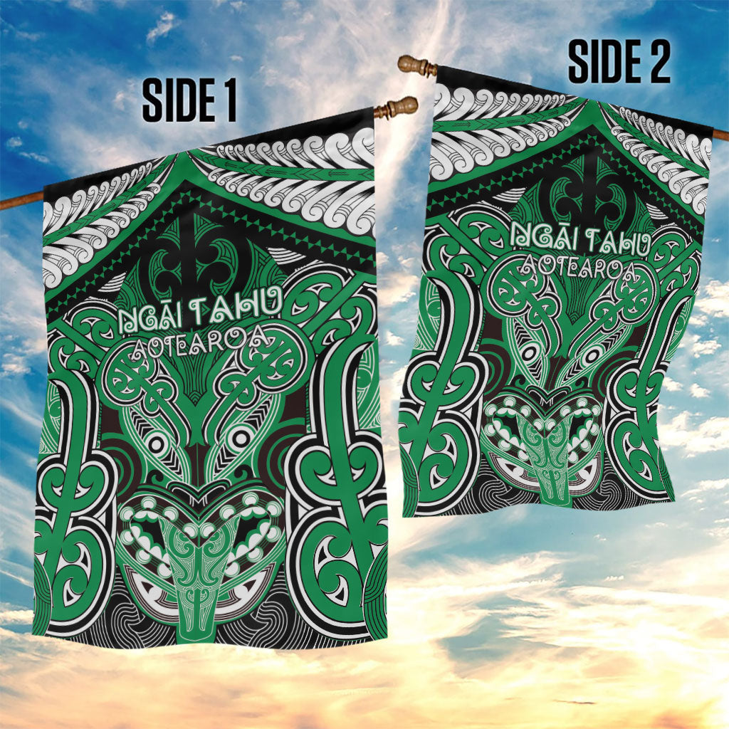 Aotearoa Iwi Ngai Tahu Garden Flag Maori Kowhaiwhai Pattern LT19 - Polynesian Pride