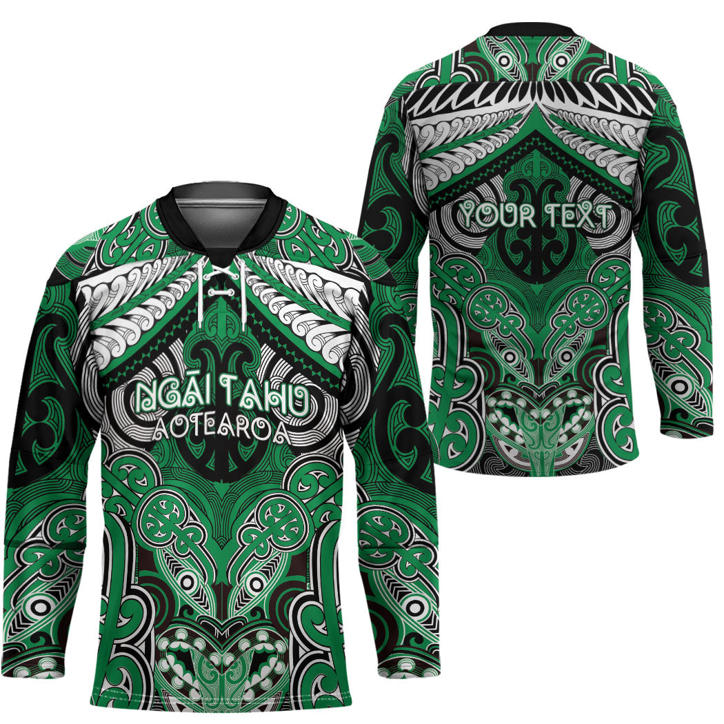 Aotearoa Iwi Ngai Tahu Personalised Hockey Jersey Maori Kowhaiwhai Pattern LT19 - Polynesian Pride
