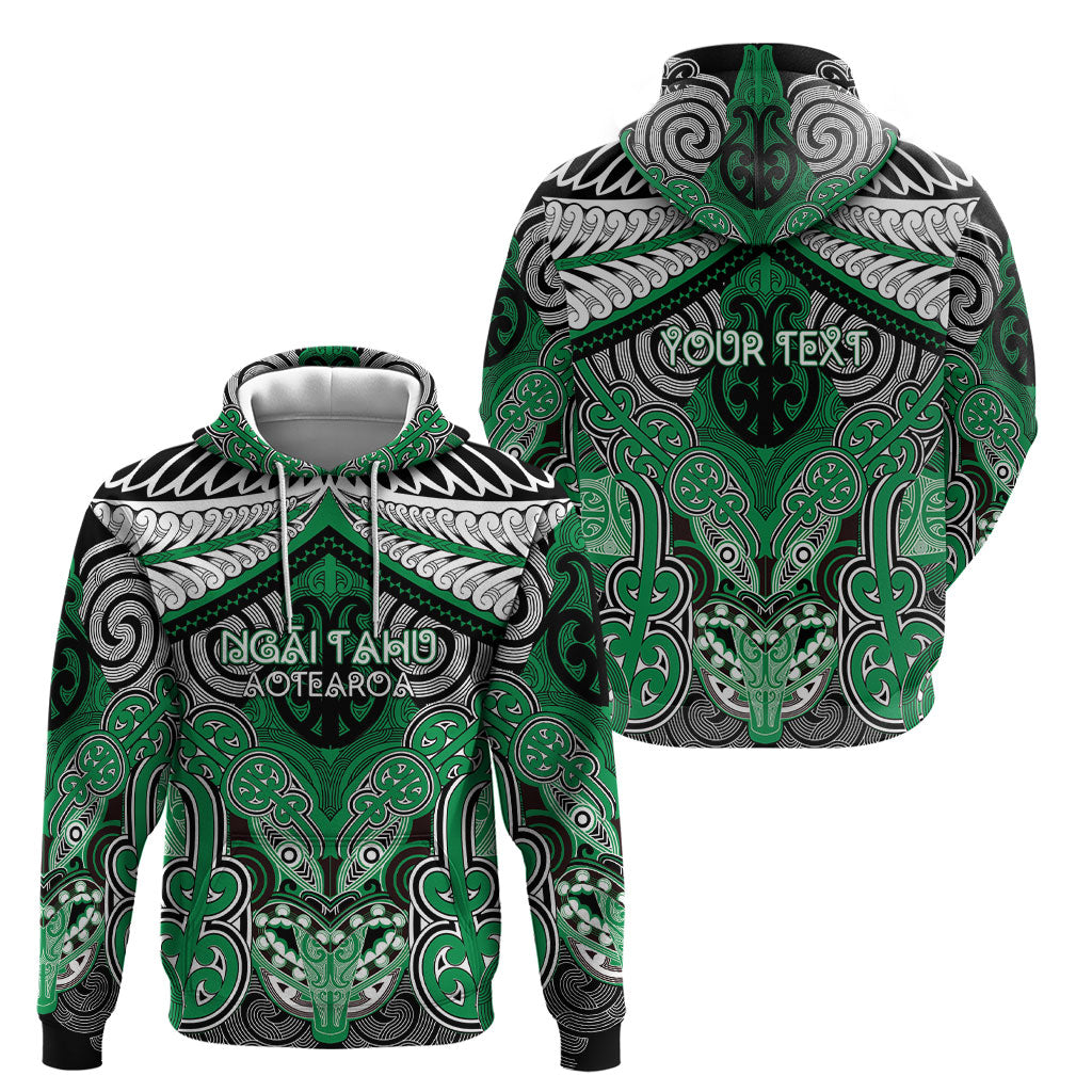 Aotearoa Iwi Ngai Tahu Personalised Hoodie Maori Kowhaiwhai Pattern LT19 - Polynesian Pride