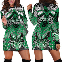 Aotearoa Iwi Ngai Tahu Personalised Hoodie Dress Maori Kowhaiwhai Pattern LT19 - Polynesian Pride