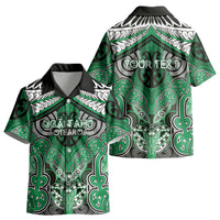 Aotearoa Iwi Ngai Tahu Personalised Kid Hawaiian Shirt Maori Kowhaiwhai Pattern LT19 - Polynesian Pride