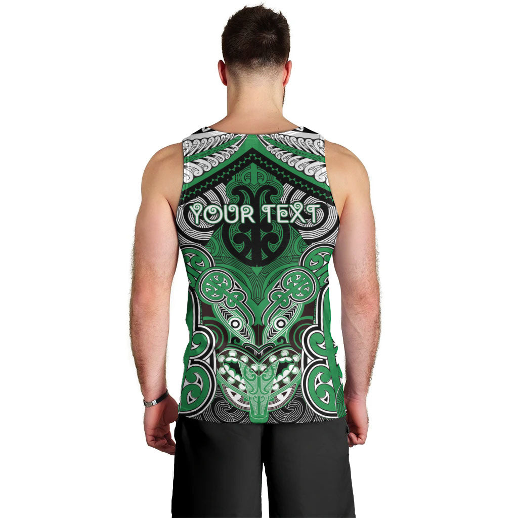 Aotearoa Iwi Ngai Tahu Personalised Men Tank Top Maori Kowhaiwhai Pattern LT19 - Polynesian Pride