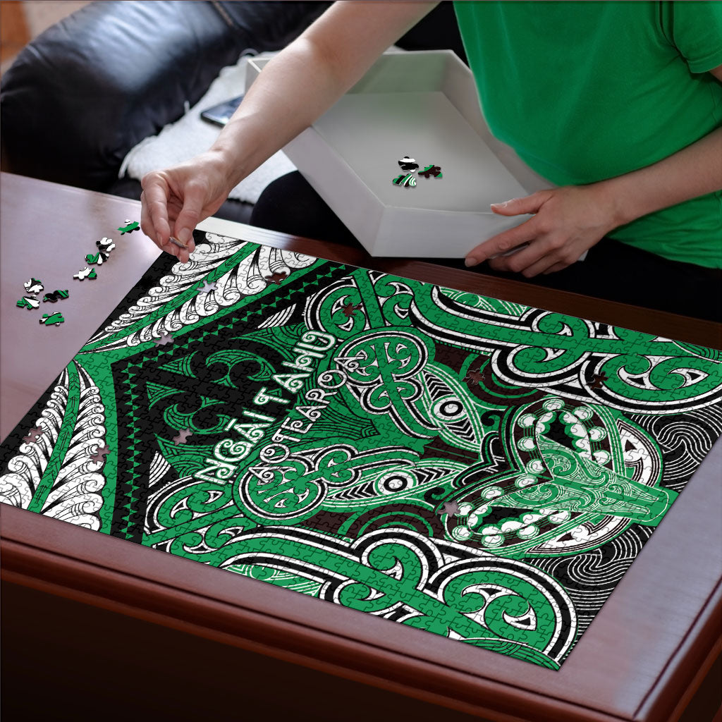 Aotearoa Iwi Ngai Tahu Puzzle Maori Kowhaiwhai Pattern LT19 - Polynesian Pride