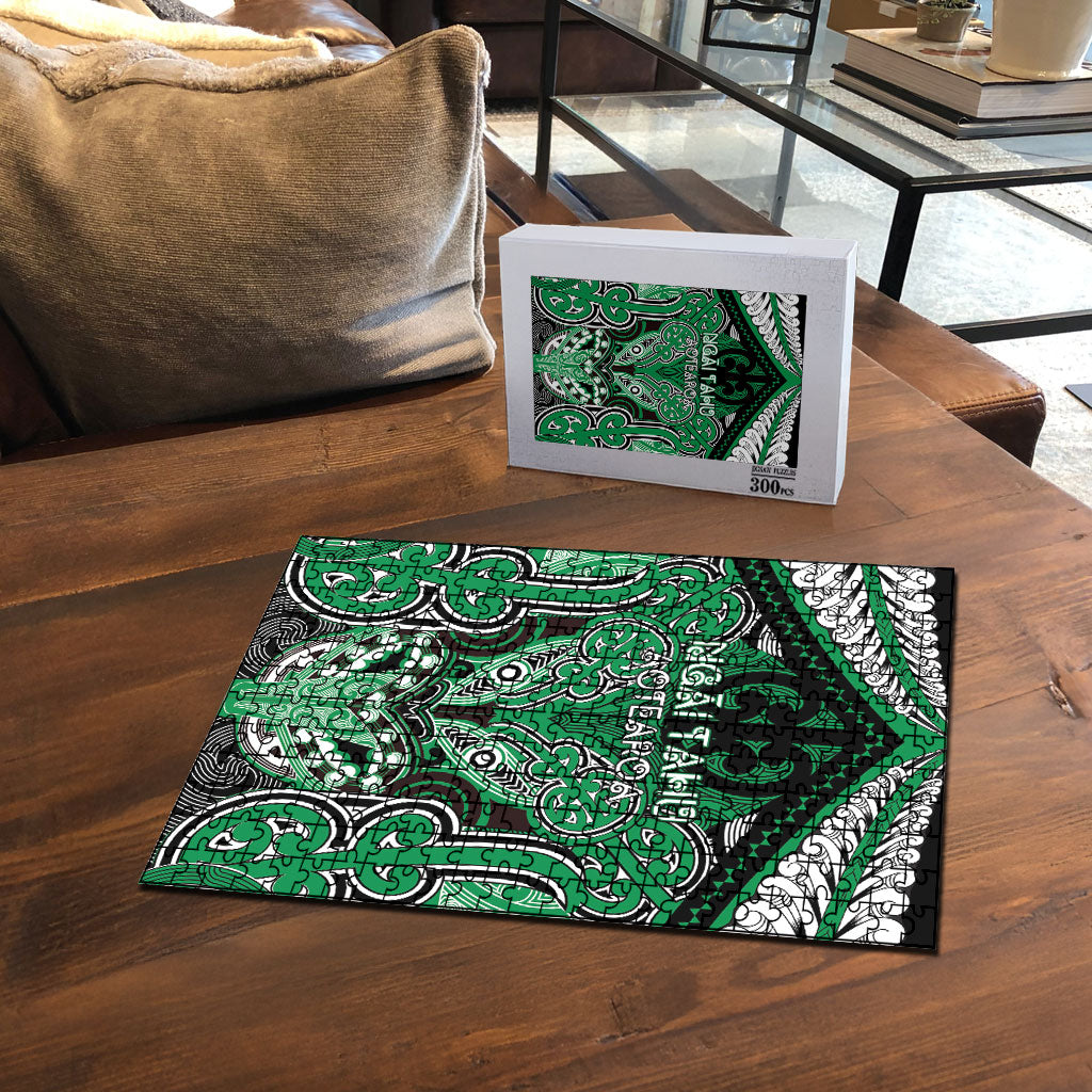 Aotearoa Iwi Ngai Tahu Puzzle Maori Kowhaiwhai Pattern LT19 - Polynesian Pride