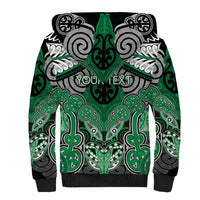 Aotearoa Iwi Ngai Tahu Personalised Sherpa Hoodie Maori Kowhaiwhai Pattern LT19 - Polynesian Pride
