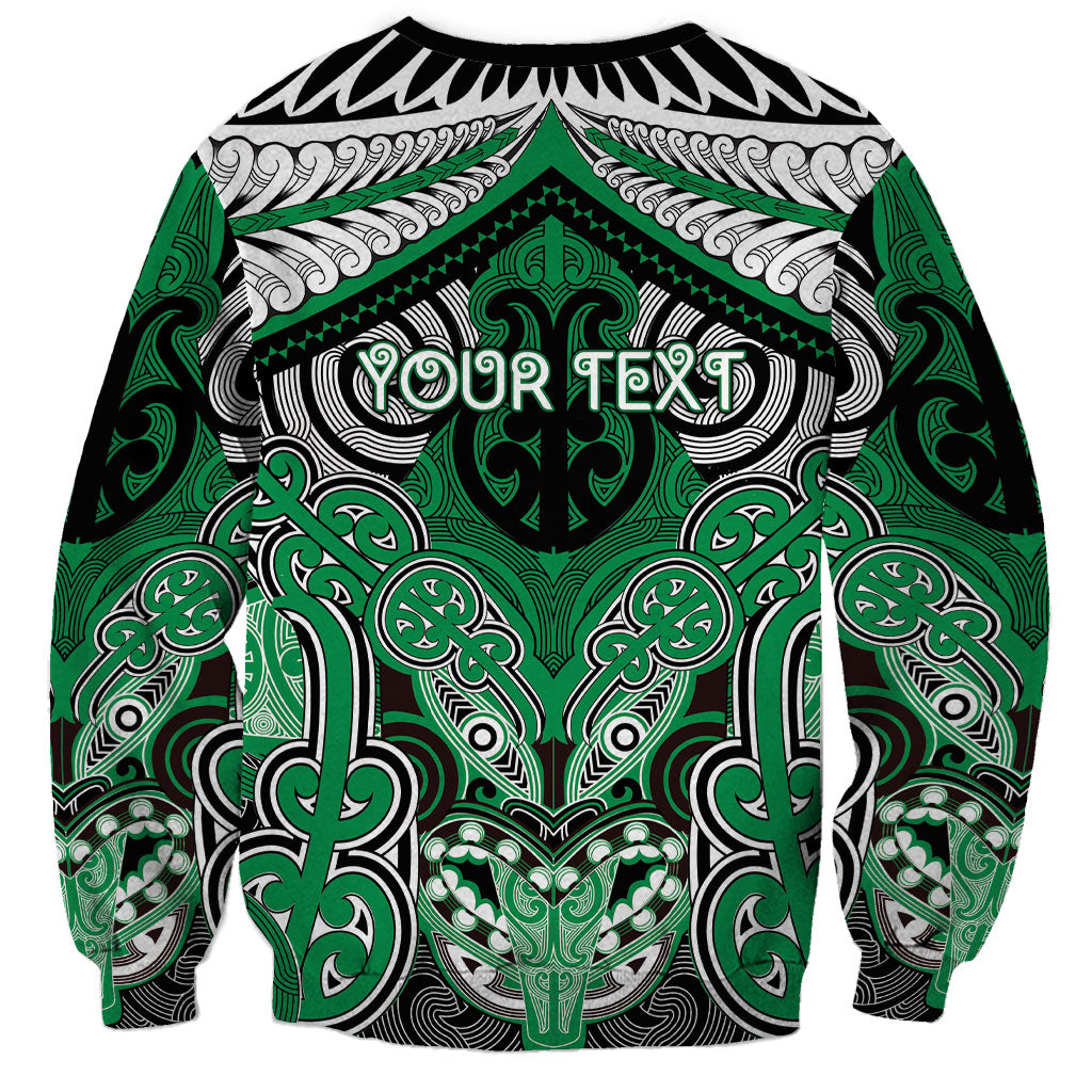 Aotearoa Iwi Ngai Tahu Personalised Sweatshirt Maori Kowhaiwhai Pattern LT19 - Polynesian Pride