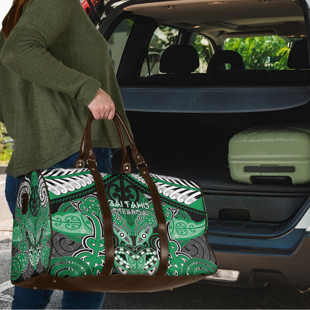 Aotearoa Iwi Ngai Tahu Travel Bag Maori Kowhaiwhai Pattern LT19 - Polynesian Pride