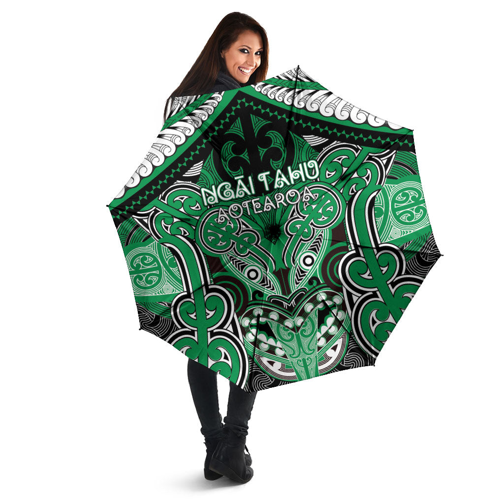 Aotearoa Iwi Ngai Tahu Umbrella Maori Kowhaiwhai Pattern LT19 - Polynesian Pride