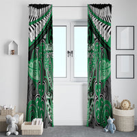 Aotearoa Iwi Ngai Tahu Window Curtain Maori Kowhaiwhai Pattern LT19 - Polynesian Pride