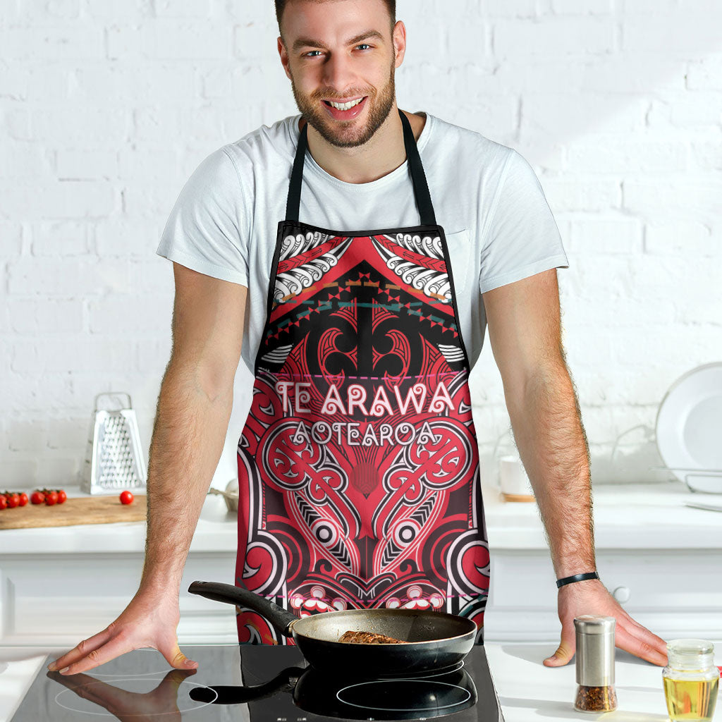 Aotearoa Iwi Te Arawa Apron Maori Kowhaiwhai Pattern LT19 - Polynesian Pride