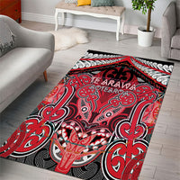 Aotearoa Iwi Te Arawa Area Rug Maori Kowhaiwhai Pattern LT19 - Polynesian Pride