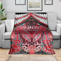Aotearoa Iwi Te Arawa Blanket Maori Kowhaiwhai Pattern LT19 - Polynesian Pride